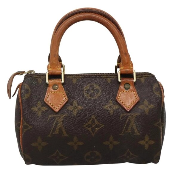 LOUIS VUITTON Monogram Mini Speedy Hand Bag M41534 LV Auth 130926 - Picture 2 of 16